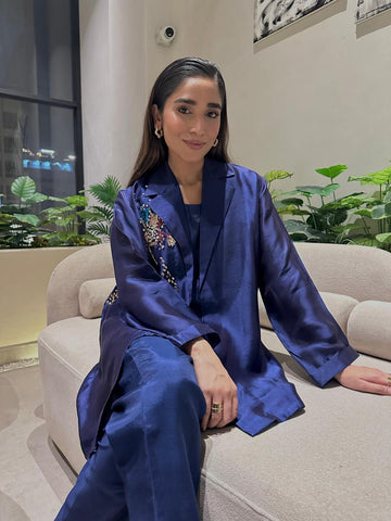 ELARA - Royal Blue Muse Blazer Set